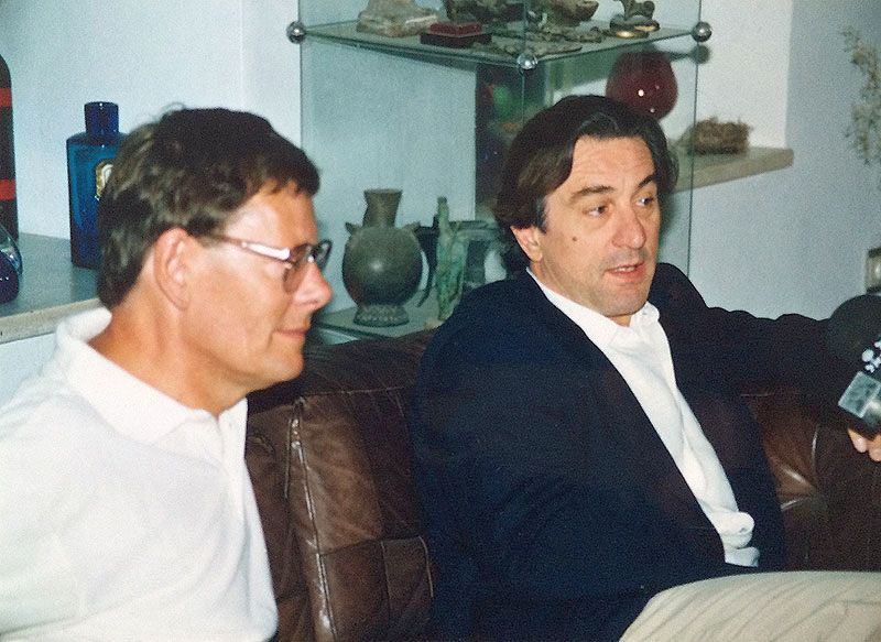 ديريك مالكولم مع روبرت دي نيرو