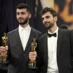 مخرجا الفيلم، الفلسطيني والإسرائيلي