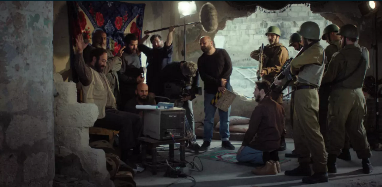 أثناء تصوير الفيلم من داخل الفيلم