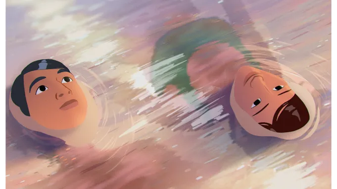 بثطة من فيلم الاقتتاح "الأمواج"